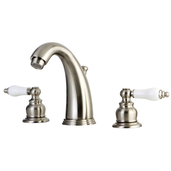 Kingston Brass Widespread Bathroom Faucet, Brushed Nickel GKB988PL